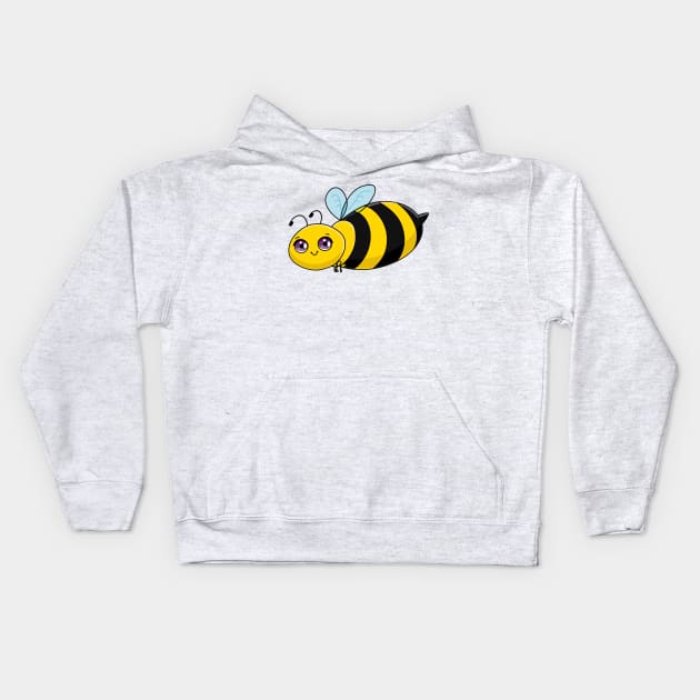 Cute Bee Kids Hoodie by Character Alley